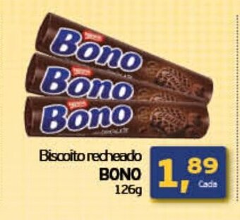 Biscoito recheado Bono 126g