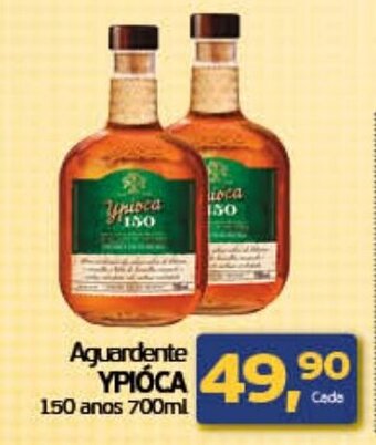 Cometa Supermercados Aguardente Ypioca 150 Anos 700ml oferta