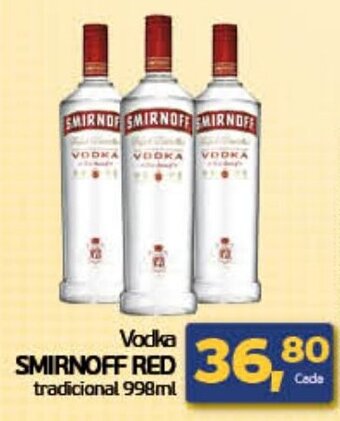 Cometa Supermercados Vodka Smirnoff Red 998ml oferta