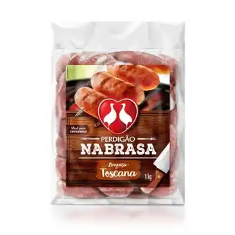 Serrano Supermercado Linguiça perdigão na brasa toscana pacote 1kg oferta