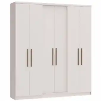 Lojas Obino Roupeiro 6 portas 2 gavetas 3271a sonata castro oferta
