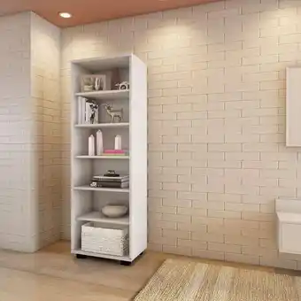 Estante livreiro clean branca