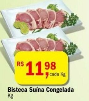 Ultrabox Bisteca Suina Congelada 1kg oferta