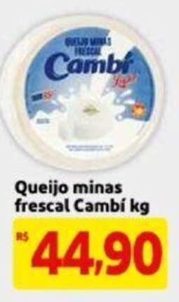 Mercado Extra Queijo Minas frescal Cambi 1kg oferta