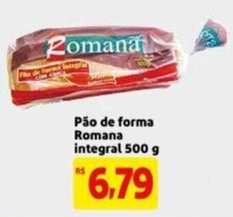 Pao de Forma Romana Integral 500g