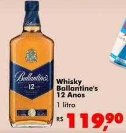 Big Box Whisky ballantine's 12 anos oferta