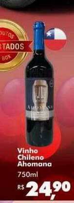 Big Box Vinho chileno ahomana oferta