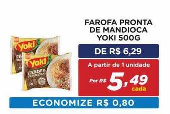Farofa pronta de mandioca yoki