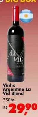 Big Box Vinho argentino la vid blend oferta