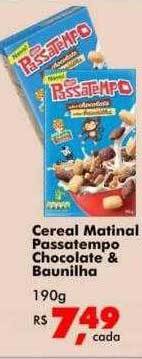 Big Box Cereal matinal passatempo chocolate & baunilha oferta