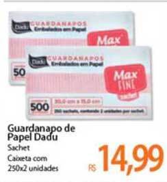 Atacadão Guardanapo De Papel Dadu oferta