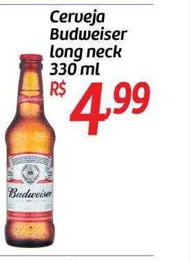 Comper Cerveja budweiser long neck oferta