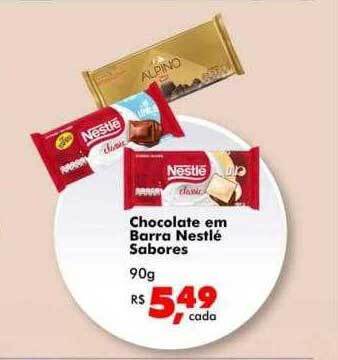 Big Box Chocolate em barra nestlé sabores oferta