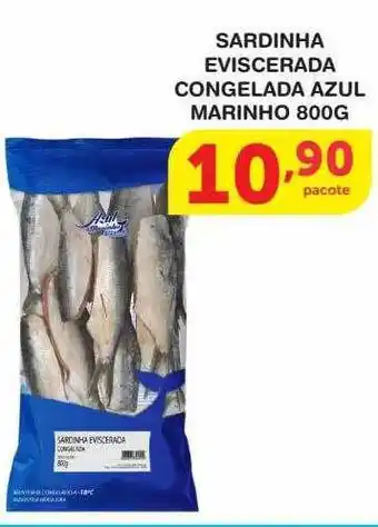 Roldão Sardinha evescerada congelada azul marinho oferta