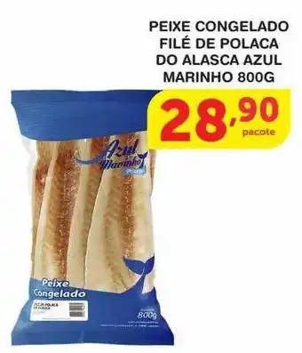 Roldão Peixe congelado filé de polaca do alasca azul marinho oferta