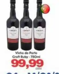 Supermercado Pastorinho Vinho do porto croff ruby oferta