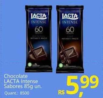 Supermercados Koch Chocolate lacta intense sabores oferta