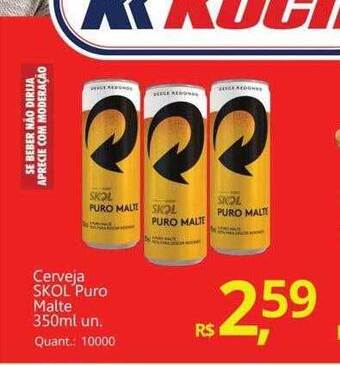 Supermercados Koch Cerveja skol puro malte oferta