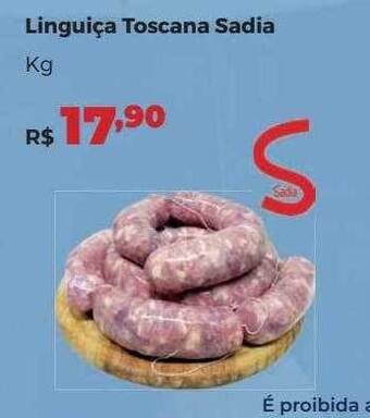 Villarreal Supermercados Linguiça toscana sadia oferta