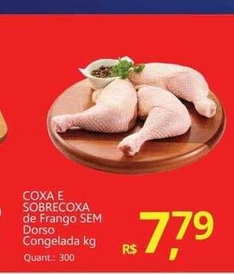 Supermercados Koch Coxa e sobrecoxa de frango sem dorso congelado kg oferta