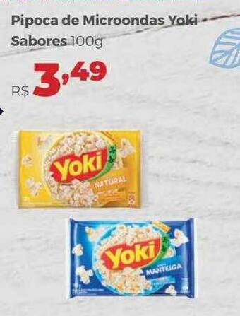 Villarreal Supermercados Pipoca de microondas yoki sabores oferta