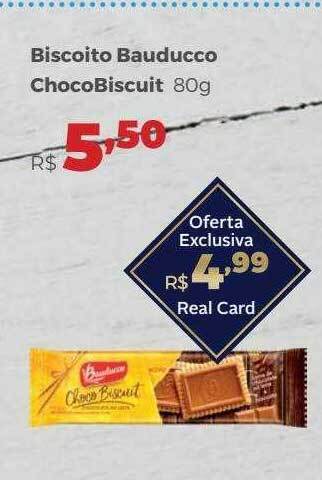 Villarreal Supermercados Biscoito bauducco chocobiscuit oferta