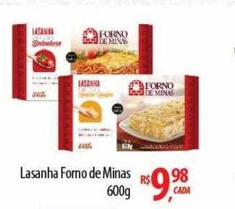 Abevê Supermercados Lasanha forno de minas oferta