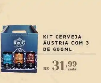 Empório Bahamas Kit cerveja áustria com 3 oferta