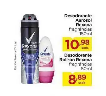Carrefour Desodorante Aresol Rexona150ml oferta