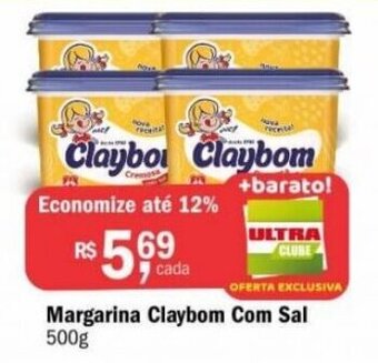 Margarina Claybom com sal 500g