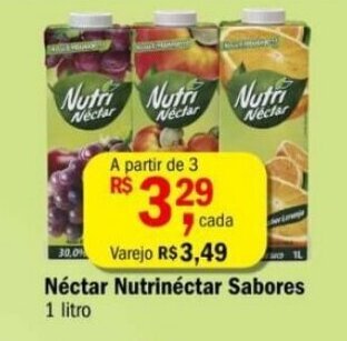 Ultrabox Nectar Nutrinectar Sabores 1L oferta