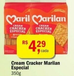 Ultrabox Cream Cracker Marilan Especial 350g oferta