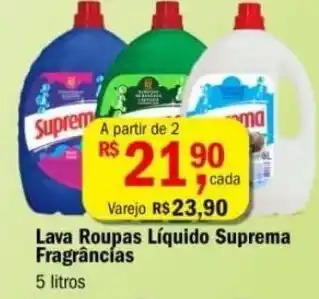 Ultrabox Lava roupas Liquido Suprema Fragrancias 5L oferta