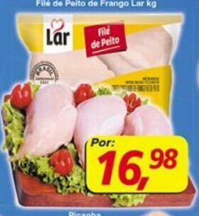 Supermercados Guanabara File de Peito de Frango Lar 1kg oferta