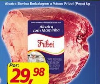 Supermercados Guanabara Alcatra Bovina Embalagem a vacuo Friboi peca 1kg oferta