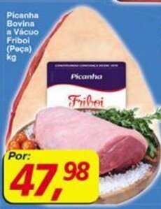 Supermercados Guanabara Picanha Bovina a Vacuo Friboi 1kg oferta