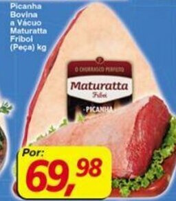 Supermercados Guanabara Picanha Bovina a Vacuo Maturatta Friboi (peca) 1kg oferta