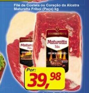 Supermercados Guanabara File de Costela ou Coracao da Alcatra Maturatta Friboi 1kg oferta