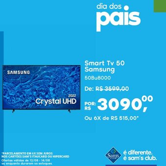 Sam's Club Smart TV 50 Samsung oferta