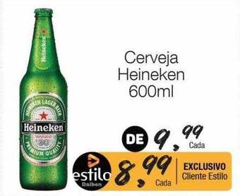 Supermercado Dalben Cerveja heineken oferta