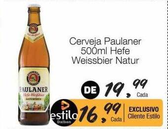Supermercado Dalben Cerveja paulaner hefe weissbier natur oferta