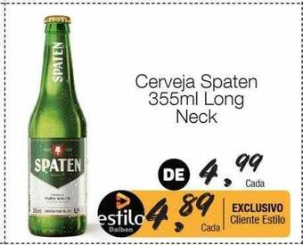 Supermercado Dalben Cerveja spaten long neck oferta