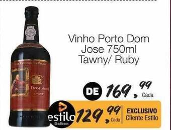 Supermercado Dalben Vinho porto dom jose tawny ruby oferta