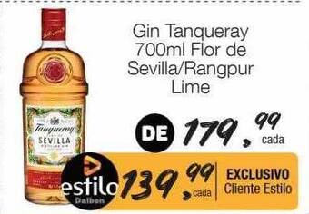 Supermercado Dalben Gin tanqueray flor de sevilla rangpur lime oferta
