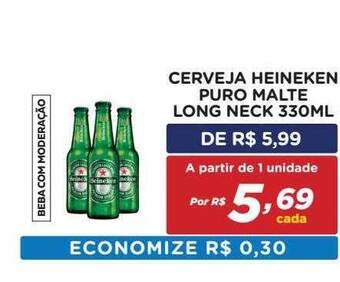Bahamas Mix Cerveja heineken puro malte long neck oferta