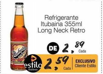 Refrigerante itubaina long neck retro