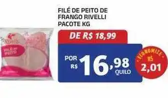 Bahamas Mix Filé de peito de frango rivelli oferta