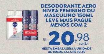 Bahamas Supermercados Desodorante aero nivea feminino ou masculino oferta
