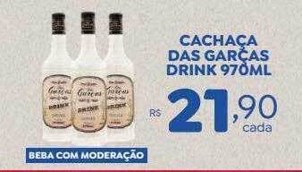 Bahamas Supermercados Cachaça das garças drink oferta