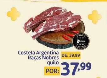 Belem Supermercados Costela argentina raças nobres quilo oferta